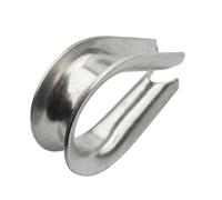 Stainless Steel Thimbles,1-10 Pcs M2 M3 M5-M16 304 Cable Wire Rope Protective Sleeve Thimbles Rigging Chicken Heart lock up Fixing Workpiece(M18(1pcs))