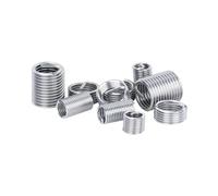 Stainless Steel Thread Repair Insert Kit M7 M8 M9 M10 Rivet Nut Kit Helical Coil Thread Repair Insert Kit Threading Tools(10pcs M8x1.25x3.0D)