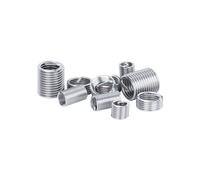 Stainless Steel Thread Repair Insert Kit M7 M8 M9 M10 Rivet Nut Kit Helical Coil Thread Repair Insert Kit Threading Tools(M10x1.25x2.5D10pcs)