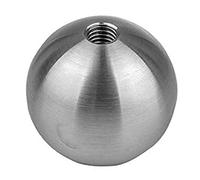 Stainless steel threaded ball, 5pcs full threaded depth ball, M8 threaded through-hole ball, 1.5mm-4mm perforation-M8*1.7mm