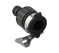 Stainless Steel Threadless Tap Adaptor for Karcher Click Hoses, Tool-Free Installation with Wing Screw, Fits 3 Common Hose Sizes, Part 2.645-256.0