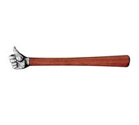 Stainless Steel Thumb Hammer Nonslip Grip for Emergencies Situations High Hardness Wooden Handle Collectible Art Hand Hammer