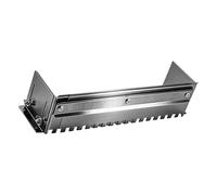 Stainless Steel Tiles Trowel Adjustable Notched for Adhesive Application in Renovation Work Adjustable Notched with Levelers for Flooring Projects