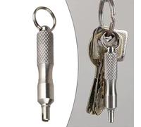 Stainless Steel Tire Removal Tool, 56mm Compact Tire Wrench Spanner for Car Bike Electric Scooter Repair, Silver Screwdriver