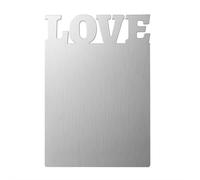 Stainless Steel/Titanium Cutting Board for Kitchen, with Love Number On the Top of It, Good Gift for Mother, Suitable for Meat&Vegetables Healthy Organic Board