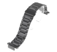 stainless steel + titanium Strap Watch Band Compatible with for Casio GM-2100 GA-2100 GA-2110 GA-B2100 GM-5600 GM-6900 GM-2140GEM GM-2110 GM-2110D (black)
