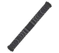 stainless steel+ Titanium watch band Strap Compatible with for Casio GM-2100 GA-2100 GA-2110 GA-B2100 GM-5600 GM-6900 GM-2140GEM GBM-2100 GM-2110 GM-2110D (black)