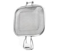 Stainless Steel Toast Press | Mesh Baking Mould with Circular Design for Hot Dogs, Sandwiches, Bread
