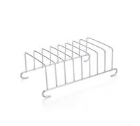 Stainless Steel Toast Rack for Countertop Use Designed to Maintain Bread Freshness Through Air Flow and Stable Slice Positioning