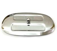 Stainless Steel Toaster Lid Replacement for SM-EG TSF01 Bread Machine - Dust Cover Protector Compatible with Retro 2-Slice Toaster, Easy-Clean