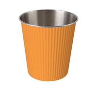 Stainless Steel Toddler Cups with Spill-Proof Lids & Silicone Sleeves, 500ml Leakproof Kids Drinking Cups for School Travel Picnics, Dishwasher Safe(500ML Orange)