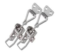 Stainless Steel Toggle Clamp Latch 2pcs Silver Adjustable