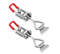 Stainless Steel Toggle Latch, Toggle Lever Tensioner, Side Wall Lock 150-170 mm, Adjustable Tension Clasps, Lever Lock Suitable for Box Closure, Cabinet Drawers
