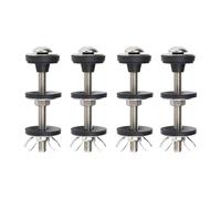 Stainless Steel Toilet Cistern Bolts 4 Pcs Close Coupling Toilet Tank Fixing Kit Toilet Cistern Seal Kit for Easy Installation