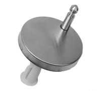 Stainless Steel Toilet Lid Hinge Screws Fixing Wall Replacement Kit for Bolts Hung Back 45mm Wall Toilets 8mm 60mm Diameter to 55mm Pin Disc Bulk 2 Pack (B 60MM)