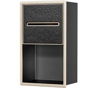 Stainless Steel Toilet Paper Holder with Shelf - Recessed Wall Niche for Space-Saving Bathroom Storage, Easy Installation, Modern Design, Durable Organizer