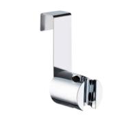 Stainless steel toilet spray gun fixed seat bidet nozzle hanging seat hook small shower wall seat bracket punching