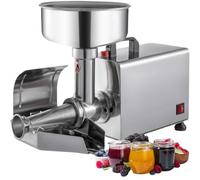 Stainless Steel Tomato Sauce Maker Machine, High Efficiency Fruit Press Squeezer for Salsa, Apple, and Berry Processing