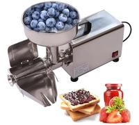 Stainless Steel Tomato Strainer Machine, Electric Fruit Press Squeezer for Canning Purees, Sauce Maker for Strawberry Blueberry Sauce