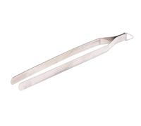 Stainless Steel Tong Chapati Chimta Chipya Cooking Turning Tongs for Roti Flatbreads Food Tongs Salad BBQ Kitchen Food Service (No2 (Length: 27.5cm))
