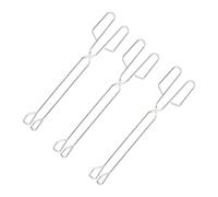 Stainless Steel Tongs Grill Barbeque Scissors Shape Kitchen Heat-Resistant Set