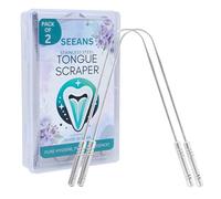 Stainless Steel Tongue Scraper Set - Pack of 2