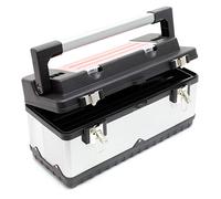 Stainless Steel Tool Box Organiser Case Storage with Plastic Frame, Tool Holder and Handle