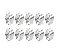 Stainless Steel Tool Spring Terry Clips, Set of 10, Secure Storage for Tools and Accessories (16mm)