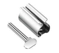 Stainless Steel Toothpaste Tube Squeezer - Manual Roller Wringer | Heavy Duty Metal Key Dispenser for Hand Cream, Artist Paint, Cosmetics, Nail Extension Glue