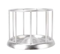 Stainless Steel Tortoise Feeder Durable Basin for Pet Reptile Feeding (Large)