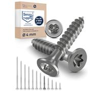 Stainless Steel TORX countersunk Head Screw Made of V2A 4-mm Thick 35-mm Screw Length 50 Pieces 24-mm Partial Thread Wood Screw 4x35