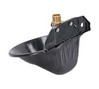 Stainless Steel Touch Switch Sheep Water Bowl for Farm Automatic Drinking Supplies Black 7.1in