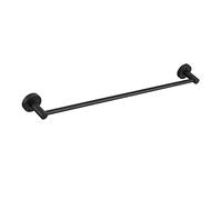 Stainless Steel Towel Bar, 100 cm Wall-Mounted Towel Rack, Multi-Size 40-70 cm, Hotel Style Towel Holder with Screws, Sleek Black Finish for Bathroom Décor.