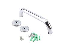Stainless Steel Towel Bar Rail, 300mm Heavy Duty Chrome Bathroom Accessory Wall Mounted Straight Towel Holder Bar, Handle Hand Rail Grab Safety Bar, Non-Slip Polished Finish for Kitchen Bathroom