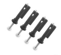 Stainless Steel Traction Board Mount for m10 Bolts Stainless | for m10 threaded design, 140mm total length, 4-pack set, fits truck racks, easy install