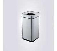 Stainless Steel Trash Can - Large Capacity 8L/15L/20L/25L/30L - Stylish, Eco-Friendly Garbage Bin for Kitchen, Bathroom, Office & Living Room - Durable Recycling Solution