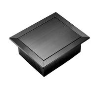 Stainless Steel Trash Can Lid, Square F Mount Kitchen Cover, Integrated Swing Top Waste Disposal Lid, Modern Garba Can Accessory for Easy Waste ment