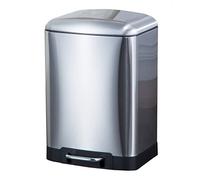 Stainless Steel Trash Can - Touchless Lid Indoor Waste Bin for Living Room, Bathroom, Kitchen - Modern Home Decor