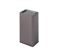 Stainless Steel Trash Can with Flip Lid - Elegant Waste Bin for Kitchen Bedroom Living Room Office Hotel or Bathroom - Stylish Garbage Bin for Home & Retail