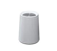 Stainless Steel Trash Can with Flipping Lid, Double Layer Small Wastebasket for Bathroom Kitchen, 10L