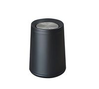 Stainless Steel Trash Can with Flipping Lid, Double Layer Small Wastebasket for Bathroom Kitchen, 10L