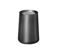 Stainless Steel Trash Can with Flipping Lid, Double Layer Small Wastebasket for Bathroom Kitchen, 10L