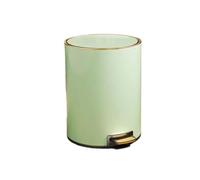 Stainless Steel Trash Can with Foot Pedal Large Capacity Waste Paper Basket for Kitchen Living Room and Bathroom Trashbin for Household