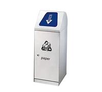 Stainless Steel Trash Can with Lid - Leak-Proof Shake Cover for Odor Control, Ideal for Household, Outdoor, Park, and Industrial Hygiene Waste Management