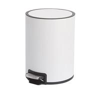 Stainless Steel Trash Can with Lid, Small Kitchen & Bathroom Garbage Bin, Removable Inner Bucket, Compact Waste Basket for Home & Office, Durable and Stylish Design
