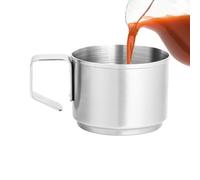 Stainless Steel Travel Mug | Round Double Walled Tea Cup,Multifunctional Camping Drinkware Drinking Mug for Family Friends Colleagues