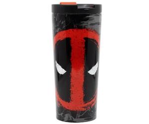 Stainless steel travel mug Stor Marvel Deadpool Noir 425 ml