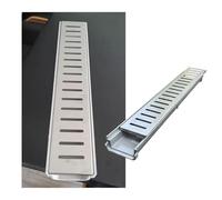 Stainless Steel Trench Drain System with Resin Channel Linear Floor Drain Outdoor Driveway and Garage Drainage Channel for Flood Control(60x10x4cm)