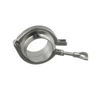 Stainless Steel Tri Clamp Fitting Having Weld Ferrule Nut Sanitary Gasket - 3 Inch (76mm ID / 91mm OD) Heavy-Duty 304 Stainless for Brewery Food Pharma Processing