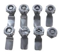 Stainless Steel Triangle Cam Lock MS705 Switch Equipment Control 1Pcs(Maroon)